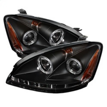 Picture of Spyder Nissan Altima 02-04 Projector Headlights Halogen Model- LED Halo LED Blk PRO-YD-NA02-HL-BK