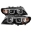 Picture of Spyder BMW E46 3-Series 02-05 4DR Projector Headlights 1PC 3D Halo Blk PRO-YD-BMWE4602-4D-3DDRL-BK