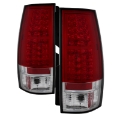 Picture of Spyder Chevy Suburban-GMC Yukon-Yukon Denali 07-14 LED Tail Lights Red Clear ALT-YD-CSUB07-LED-RC