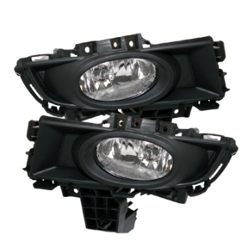 Picture of Spyder Mazda 3 07-08 4Dr OEM Fog Lights Wont Fit Sports-Gt Or Htchbackw-swch Clear FL-CL-MAZ307-C
