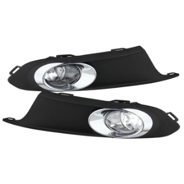 Picture of Spyder Volkswagen Jetta MK6 2011-2014 Sedan 4Dr only OEM Style Fog Lights w-Switch Clear FL-VJ2011-C