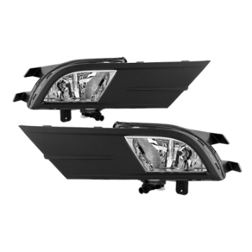 Picture of Spyder Volkswagen Jetta MK6 2015-2016 Sedan 4Dr only OEM Style Fog Lights w-Switch Clear FL-VJ2015-C