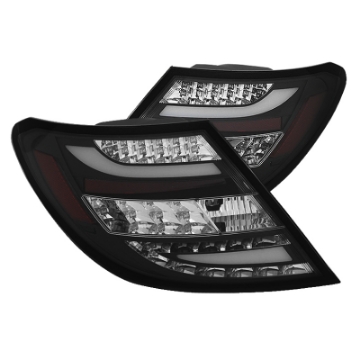 Picture of Spyder Mercedes Benz W204 C-Class 11-14 LED Tail Lights - Blk ALT-YD-MBZC11-LED-BK