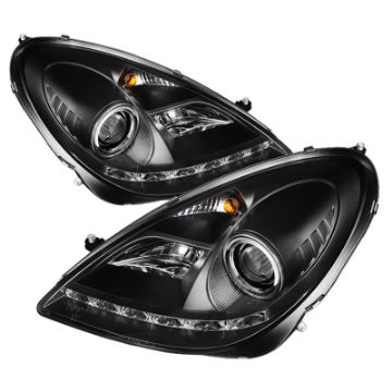 Picture of Spyder Mercedes Benz SLK 05-10 Projector Xenon-HID Model- DRL Blk PRO-YD-MBSLK05-HID-DRL-BK