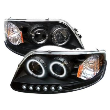 Picture of Spyder Ford F150 97-03-Expedition 97-02 1PC Projector - CCFL Halo LED Blk PRO-YD-FF15097-1P-CCFL-BK