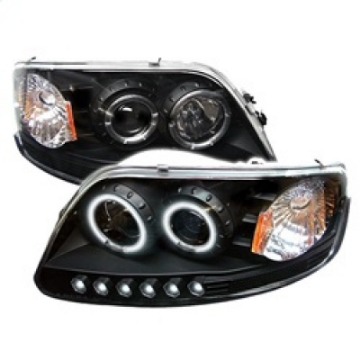 Picture of Spyder Ford F150 97-03-Expedition 97-02 1PC Projector - CCFL Halo LED Blk PRO-YD-FF15097-1P-CCFL-BK