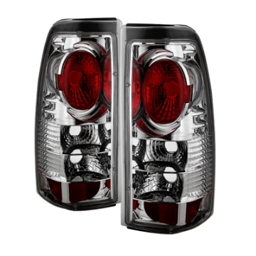 Picture of Spyder Chevy Silverado 1500-2500 99-02 Not Stepside Euro Style Tail Lights Chrm ALT-YD-CS99-C