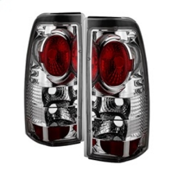 Picture of Spyder Chevy Silverado 1500-2500 99-02 Not Stepside Euro Style Tail Lights Chrm ALT-YD-CS99-C