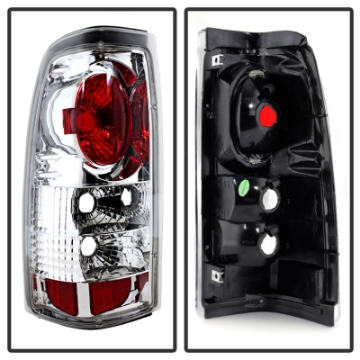 Picture of Spyder Chevy Silverado 1500-2500 99-02 Not Stepside Euro Style Tail Lights Chrm ALT-YD-CS99-C