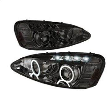 Picture of Spyder Pontiac Grand Prix 04-08 Projector Headlights LED Halo LED Smke PRO-YD-PGP04-HL-SMC