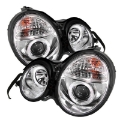 Picture of Spyder Mercedes Benz E-Class 95-99 Projector Headlights LED Halo Chrm PRO-YD-MBW21095-HL-C