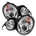 Picture of Spyder Mercedes Benz E-Class 95-99 Projector Headlights LED Halo Chrm PRO-YD-MBW21095-HL-C