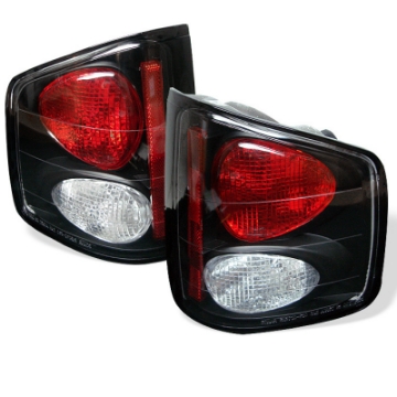 Picture of Spyder Chevy S10 94-04-GMC Sonoma 94-04-Isuzu Hombre 96-00 Euro Tail Lights Blk ALT-YD-CS1094-BK