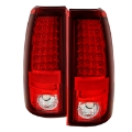 Picture of Spyder Chevy Silverado 1500 03-06 Not Fit StepsideLED Tail Lights Red Clear ALT-YD-CS03-LED-RC