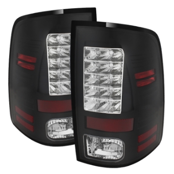 Picture of Spyder Dodge Ram 1500 13-14-Ram 2500 13-14 LED Tail Lights LED Model only - Blk ALT-YD-DRAM13-LED-BK