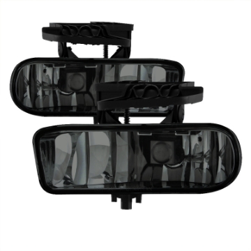 Picture of Spyder GMC Sierra 1500-2500 99-02- OEM Fog Lights wo-switch Smke FL-CL-GMCY99-SM