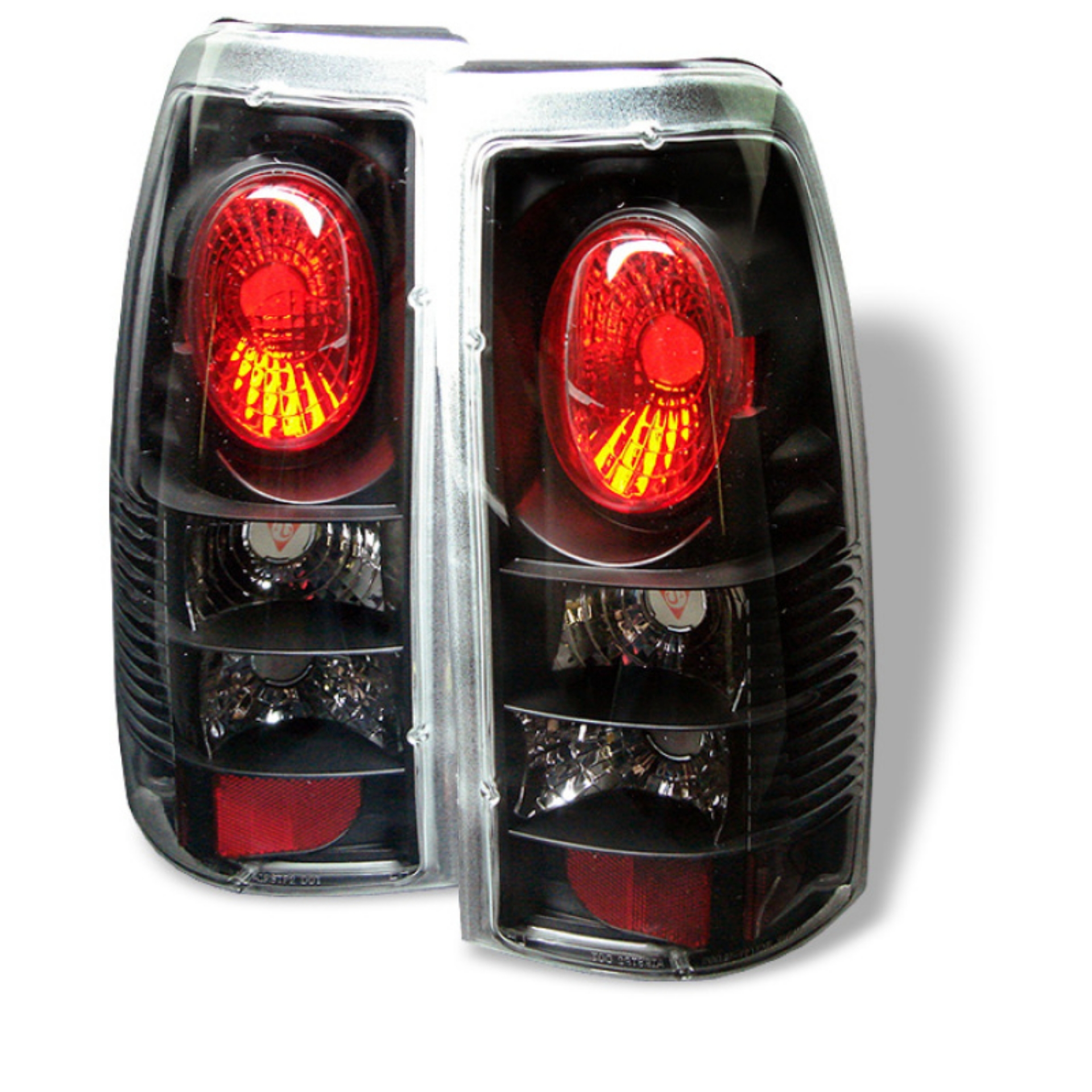 Picture of Spyder Chevy Silverado 1500-2500 99-02 Not Stepside Euro Style Tail Lights Blk ALT-YD-CS99-BK