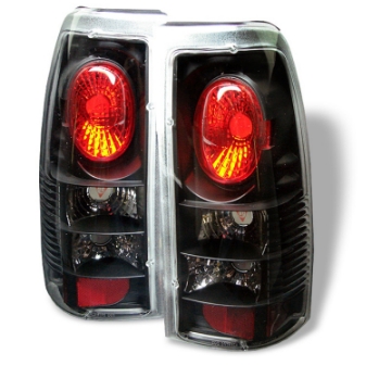 Picture of Spyder Chevy Silverado 1500-2500 99-02 Not Stepside Euro Style Tail Lights Blk ALT-YD-CS99-BK