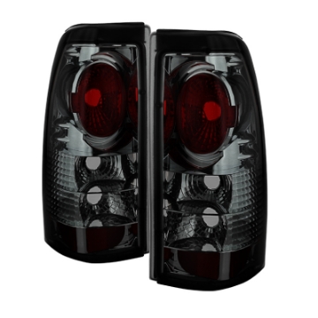 Picture of Spyder Chevy Silverado 1500-2500 99-02 Not Stepside Euro Style Tail Lights Smke ALT-YD-CS99-SM