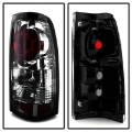 Picture of Spyder Chevy Silverado 1500-2500 99-02 Not Stepside Euro Style Tail Lights Smke ALT-YD-CS99-SM