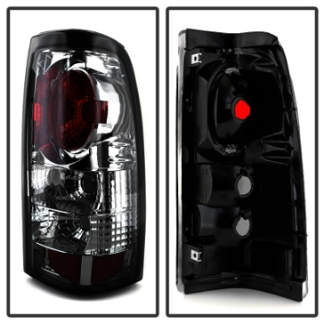 Picture of Spyder Chevy Silverado 1500-2500 99-02 Not Stepside Euro Style Tail Lights Smke ALT-YD-CS99-SM