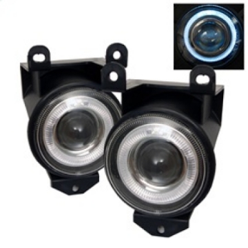 Picture of Spyder Chevy Silverado 1500-2500 99-02 Projector Headlights CCFL Halo LED Black Smoke FL-P-GD99-HL