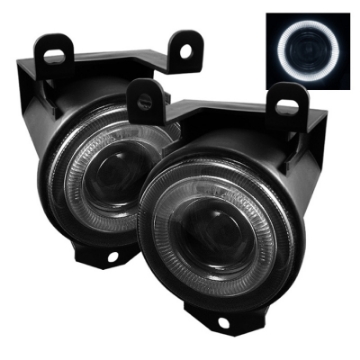 Picture of Spyder Chevy Silverado 1500-2500 99-02 Projector Headlights CCFL Halo LED Black Smoke FL-P-GD99-HL