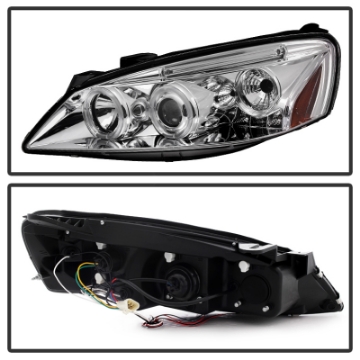 Picture of Spyder Pontiac G6 2-4DR 05-08 Projector Headlights LED Halo LED Chrm PRO-YD-PG605-HL-C