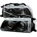 Picture of Spyder Honda Civic 90-91-CRX 90-91 Projector Headlights LED Halo Blk PRO-YD-HC90-HL-BK