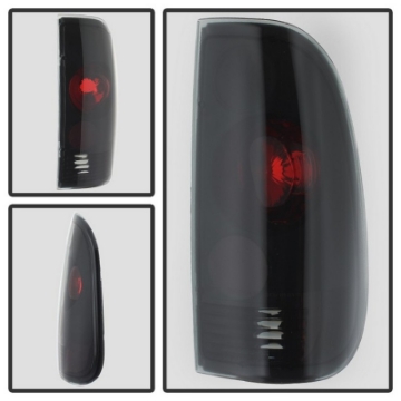 Picture of Spyder Ford F150 Styleside 97-03-F250-350-450-550 Euro Style Tail Lights Blk Smke ALT-YD-FF15097-BSM