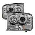 Picture of Spyder Ford F250 Super Duty 99-04 Projector Version 2 LED Halo LED Chrm PRO-YD-FF25099-1P-G2-C