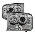 Picture of Spyder Ford F250 Super Duty 99-04 Projector Version 2 LED Halo LED Chrm PRO-YD-FF25099-1P-G2-C