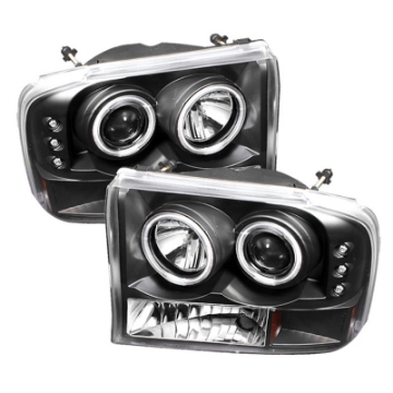 Picture of Spyder Ford F250 Super Duty 99-04 Projector Version 2 CCFL Halo LED Blk PRO-YD-FF25099-1P-G2-CCFL-BK
