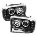 Picture of Spyder Ford F250 Super Duty 99-04 Projector Version 2 CCFL Halo LED Blk PRO-YD-FF25099-1P-G2-CCFL-BK