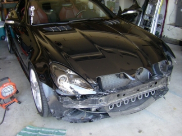 Picture of Spyder Mercedes Benz SLK 05-10 Projector Headlights Halogen Model- DRL Blk PRO-YD-MBSLK05-DRL-BK