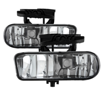 Picture of Spyder GMC Sierra 1500-2500 99-02-Sierra 1500HD-2500HD OEM Fog Lights wo-switch Clear FL-CL-GMCY99-C
