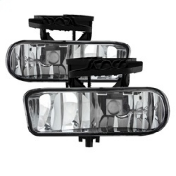 Picture of Spyder GMC Sierra 1500-2500 99-02-Sierra 1500HD-2500HD OEM Fog Lights wo-switch Clear FL-CL-GMCY99-C