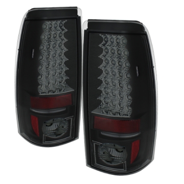 Picture of Spyder Chevy Silverado 1500 99-02 Not Fit Stepside LED Tail Lights Blk Smke ALT-YD-CS99-LED-BSM
