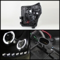 Picture of Spyder Ford Super Duty 11-15 Projector Headlights LEDHalo DRL Blk High H1 Low 9006 PRO-YD-FS11-HL-BK