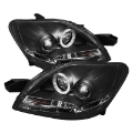 Picture of Spyder Toyota Yaris 07-11 4Dr Projector Headlights LED Halo DRL Blk PRO-YD-TYA074D-DRL-BK