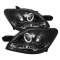 Picture of Spyder Toyota Yaris 07-11 4Dr Projector Headlights LED Halo DRL Blk PRO-YD-TYA074D-DRL-BK