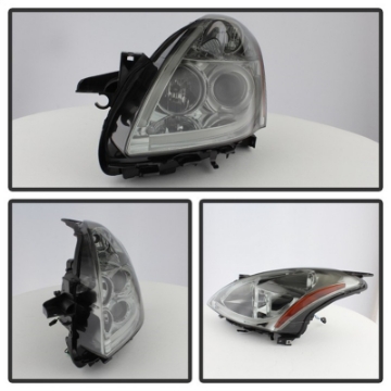 Picture of Spyder Nissan Altima 4Dr 10-12 Projector Headlights Light DRL LED Halo Smke PRO-YD-NA104D-LTDRL-SM