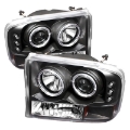 Picture of Spyder Ford F250 Super Duty 99-04 Projector Version 2 LED Halo LED Blk PRO-YD-FF25099-1P-G2-BK