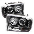 Picture of Spyder Ford F250 Super Duty 99-04 Projector Version 2 LED Halo LED Blk PRO-YD-FF25099-1P-G2-BK