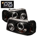 Picture of Spyder Ford Ranger 01-11 1PC Projector Headlights LED Halo LED Blk PRO-YD-FR01-1PC-HL-BK