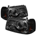 Picture of Spyder Ford Ranger 01-11 1PC Projector Headlights LED Halo LED Smke PRO-YD-FR01-1PC-HL-SM