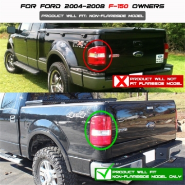 Picture of Spyder Ford F150 side 04-08 Not Fit Heritage & SVTLED Tail Lights Blk Smke ALT-YD-FF15004-LED-BSM