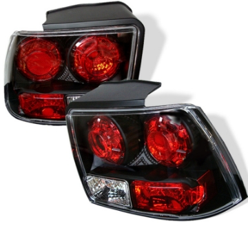 Picture of Spyder Ford Mustang 99-04 will not fit the Cobra modelEuro Style Tail Lights Black ALT-YD-FM99-BK