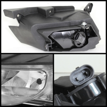 Picture of Spyder Mazda 3 2-5L 2010-2011 excluding Speed3 ModelsOEM Fog Lights w-Switch Clear FL-MM32010-C