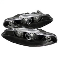Picture of Spyder Mitsubishi Eclipse 95-96 Projector Headlights LED Halo Black High H1 Low H1 PRO-YD-ME95-HL-BK